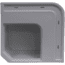 Wise Deluxe Pontoon Radius Corner Section - Base Only, Grey, 8WD133-1B-221