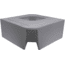 Wise Deluxe Pontoon Radius Corner Section - Base Only, Grey, 8WD133-1B-221