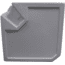 Wise Deluxe Pontoon Radius Corner Section - Base Only, Grey, 8WD133-1B-221