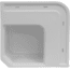 Wise Deluxe Pontoon Radius Corner Section - Base Only, White, 8WD133-1B-204