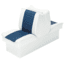 Wise Deluxe Small Craft Lounge Seat w/ 8'' Base, White/Navy, 8WD521P-1-924