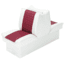 Wise Deluxe Small Craft Lounge Seat w/ 8'' Base, White/Red, 8WD521P-1-925