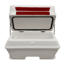 Wise DLX Pontoon 70 Qt Swingback Cooler, Brite White/Crimson Red, Large, DLX156-1906