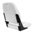Wise DLX Pontoon Fold Down Seat, Brite White/Crimson Red, Medium, DLX1461-1906