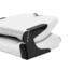 Wise DLX Pontoon Fold Down Seat, Brite White/Crimson Red, Medium, DLX1461-1906