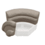 Wise Premier Pontoon 32in Bow Radius Corner, Mocha Java/Cafe/Mushroom, Large, BM11002-1749