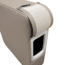 Wise Premier Pontoon 7in Right Radius Arm Rest, Mocha Java, Medium, 3010-1725