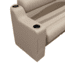 Wise Premier Pontoon 7in Right Radius Arm Rest, Mocha Java, Medium, 3010-1725