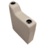 Wise Premier Pontoon 7in Right Radius Arm Rest, Mocha Java, Medium, 3010-1725
