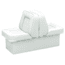 Wise Bucket Style Lounge Seat w/ 10'' Base, Wise White, Large, 8WD505P-1-710