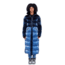 Woodpecker Bird of Paradise Coat - Womens, Dark Blue/Light Blue with Yellow Trim, 2XL, 688130588454