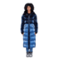 Woodpecker Bird of Paradise Coat - Womens, Dark Blue/Light Blue with Yellow Trim, 2XL, 688130588454