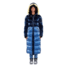 Woodpecker Bird of Paradise Coat - Womens, Dark Blue/Light Blue with Yellow Trim, 2XL, 688130588454