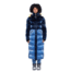 Woodpecker Bird of Paradise Coat - Womens, Dark Blue/Light Blue with Yellow Trim, 2XL, 688130588454