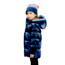 Woodpecker Chickadee Long Coat - Kids, Blue/Blue Trim, 4-5, 688130589086