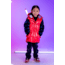 Woodpecker Kids Unisex Chickadee Long Coat, America/Red Blue Silver, 10, WPK002-AME-10