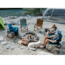 Woods Siesta Folding Reclining Padded Camping Chair, Dijon, CTI0765868