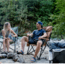 Woods Siesta Folding Reclining Padded Camping Chair, Dijon, CTI0765868