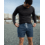 Woolly Clothing Co Longhaul Weekender Shorts, Mens, Deep Sea, Medium, mlghlbtmswkendershtdpseam