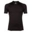 WoolPro Juno Lightweight Merino Short Sleeve Top - Mens-Black-Large