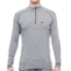 WoolPro Scout Midweight Merino 1/4 Zip Top - Men's-Heather Grey-Small