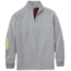 Woolrich Boysen Half Zip Sweater - Mens-Gray Heather-Small