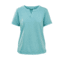 Woolrich First Forks Womens Split Neck Shirt, Aqua Sky, M, 7702-AQUASKY-M