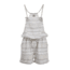 Woolrich Jacquard Overalls Women's Pants, Silver Gray, 5208