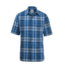 Woolrich Keep It Moving Men's Short Sleeve Shirt, Mountain Blue, 6386