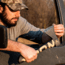 WOOX VOLANTE Axe, Carbon Steel Blade, Black Hickory, Black/Wood, BU.AXE002.01