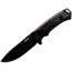 WOOX Rock 62 Fixed Blade Knife, 4.25 in, Drop Point, Mil-Spec Black, Sleipner Steel Blade, Plain American Walnut Handle, Phantom Black, BU.KNF001.09