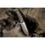 WOOX Rock 62 Fixed Blade Knife, 4.25 in, Drop Point, Stonewashed, Sleipner Steel Blade, Plain German Micarta Handle, BU.KNF001.07