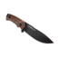 WOOX Rock 62 Fixed Blade Knife, 4.25 in, Drop Point, Mil-Spec Grey, Sleipner Steel Blade, Engraved American Walnut Handle, BU.KNF001.02