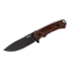 WOOX Rock 62 Fixed Blade Knife, 4.25 in, Drop Point, Mil-Spec Grey, Sleipner Steel Blade, Engraved American Walnut Handle, BU.KNF001.02