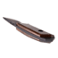 WOOX Rock 62 Fixed Blade Knife, 4.25 in, Drop Point, Mil-Spec Black, Sleipner Steel Blade, Plain American Walnut Handle, BU.KNF001.01