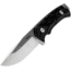 WOOX Rock 62 X-GRIP Fixed Blade Knife, 4.25in, Stonewashed, Drop Point, Black, BU.KNF001.14