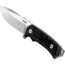 WOOX Rock 62 X-GRIP Fixed Blade Knife, 4.25in, Stonewashed, Drop Point, Black, BU.KNF001.14