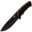 WOOX Rock 62 X-GRIP Fixed Blade Knife, 4.25in, Mil-Spec Black, Drop Point, Brown, BU.KNF001.18