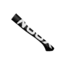 WOOX Volante Replacement Handle, White Logo, Black/White, BU.AXE002.02HND