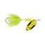 Wordens Rooster Tail 1/6 oz Chartreuse Dalmation Tux Original Rooster Tail Spinner, #8 Treble Hook, 210-CHDA-TUX