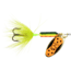Wordens Rooster Tail 1/8 oz Fire Tiger Tux, Original Rooster Tail Spinner, #10 Treble Hook, 208-FRT-TUX