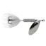 Wordens Rooster Tail In-Line Spinner, 1 3/4in, 1/24 oz, Treble Hook, White, 204-WH