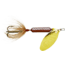 Wordens Rooster Tail In-Line Spinner, 2 1/2in, 1/6 oz, Treble Hook, Brown, 210-BR
