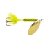 Wordens Rooster Tail In-Line Spinner, 2 1/2in, 1/6 oz Treble Hook, Chartreuse, 210-CHR