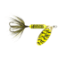 Wordens Rooster Tail In-Line Spinner, 2 1/2in, 1/6 oz Treble Hook, Chartreuse Black Tiger, 210-CBT