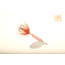 Wordens Rooster Tail In-Line Spinner, 2 1/2in, 1/6 oz, Treble Hook, Flame, 210-FL