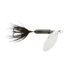 Wordens Rooster Tail In-Line Spinner, 2 1/2in, 1/6 oz Treble Hook, Flash Black, 210-FBL