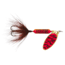 Wordens Rooster Tail In-Line Spinner, 2 1/2in, 1/6 oz Treble Hook, Fluorescent Red Black Tiger, 210-FRBT