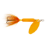 Wordens Rooster Tail In-Line Spinner, 2 1/2in, 1/6 oz Treble Hook, Glitter Orange, 210-GOR