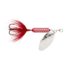 Wordens Rooster Tail In-Line Spinner, 2 1/2in, 1/6 oz, Treble Hook, Red, 210-R